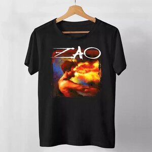 Vtg ZAO Band Album Music Retro Graphic Cotton Black Unisex Streetwear T-Shirt